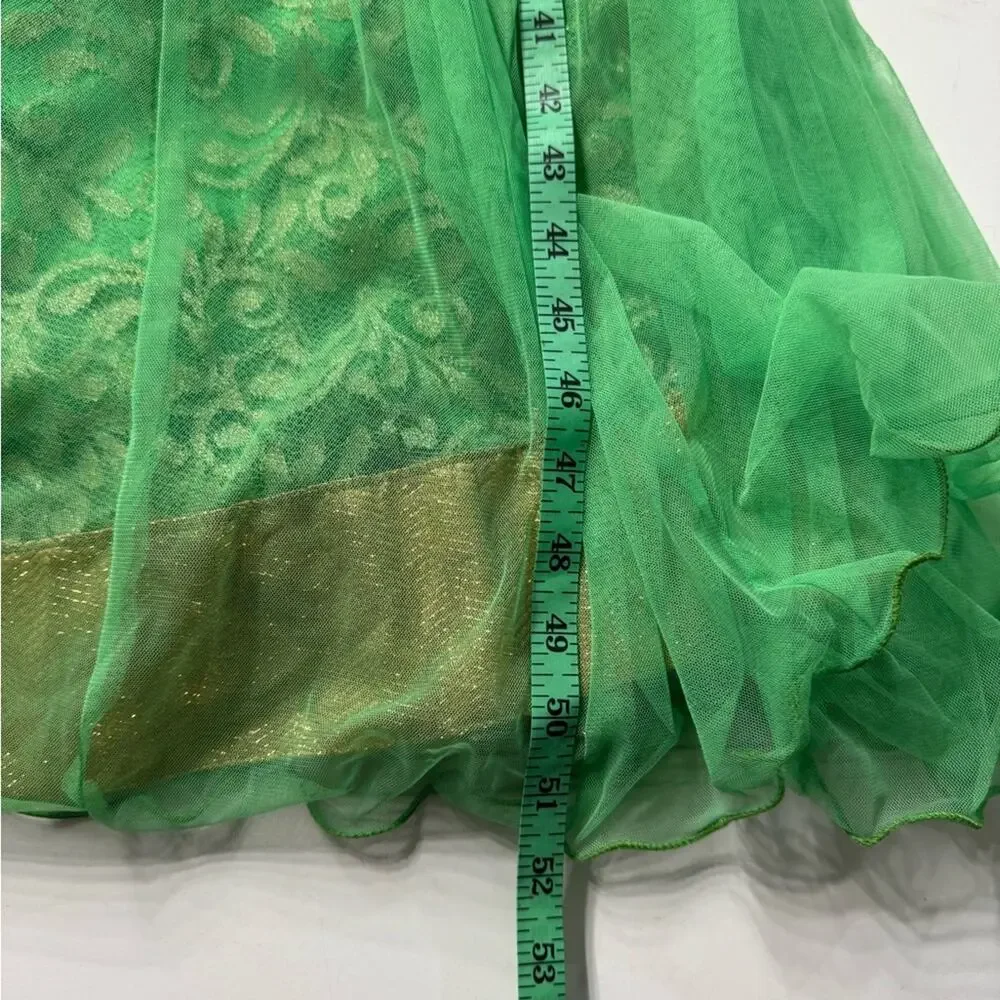 Vintage Renaissance Arabian Ornate Beaded Costume Cosplay Dress Shawl Size M/L - Picture 5 of 6